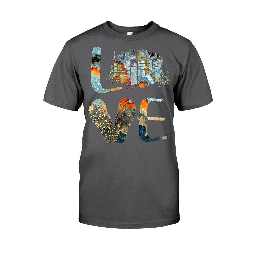 Love - Camping T-shirt and Hoodie 112021