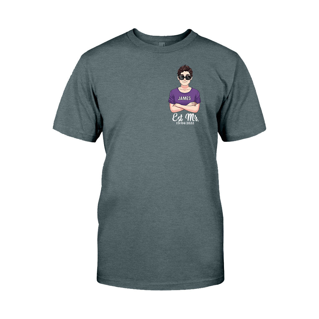 Mr And Mrs - Personalized Couple T-shirt and Hoodie