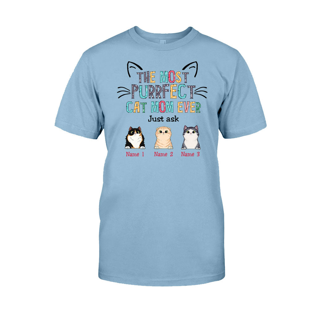Furrfect Cat Mom - Personalized Mother's Day Cat T-shirt and Hoodie