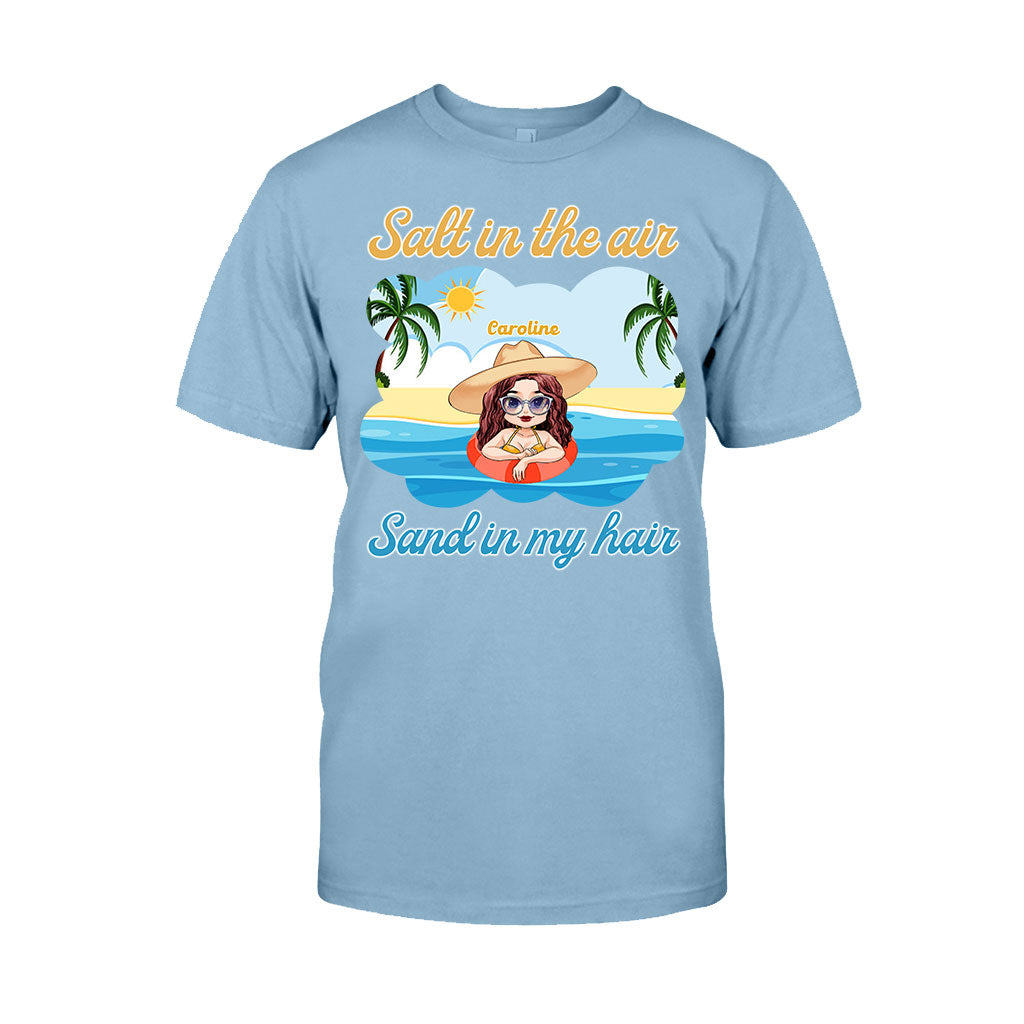 Salt In The Air Sand In My Hair - Personalized Sea Lover T-shirt and Hoodie