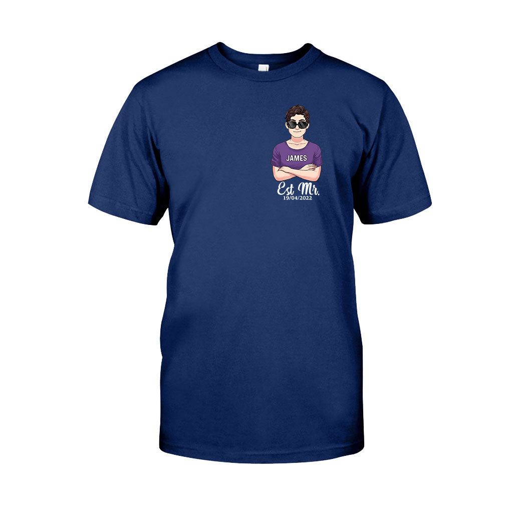 Mr And Mrs - Personalized Couple T-shirt and Hoodie