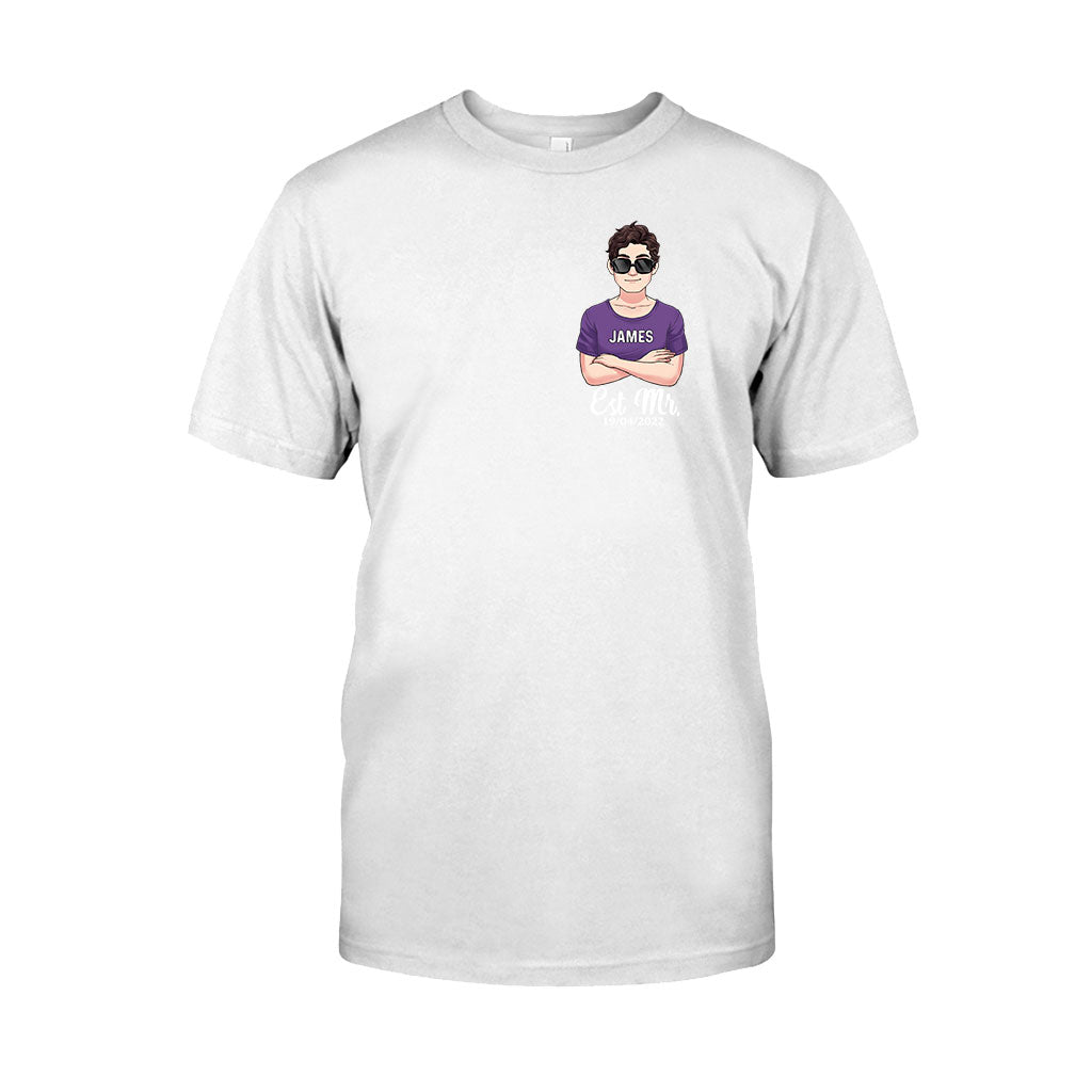Mr And Mrs - Personalized Couple T-shirt and Hoodie