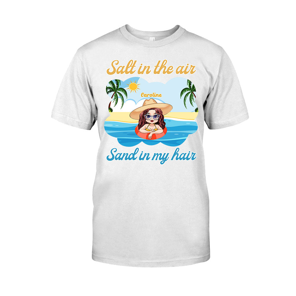 Salt In The Air Sand In My Hair - Personalized Sea Lover T-shirt and Hoodie