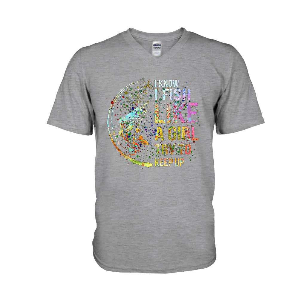Try To Keep Up - Fishing T-shirt and Hoodie 112021