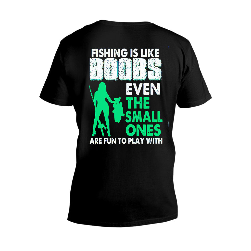 Fishing Is Like Boobs - T-shirt and Hoodie 1121