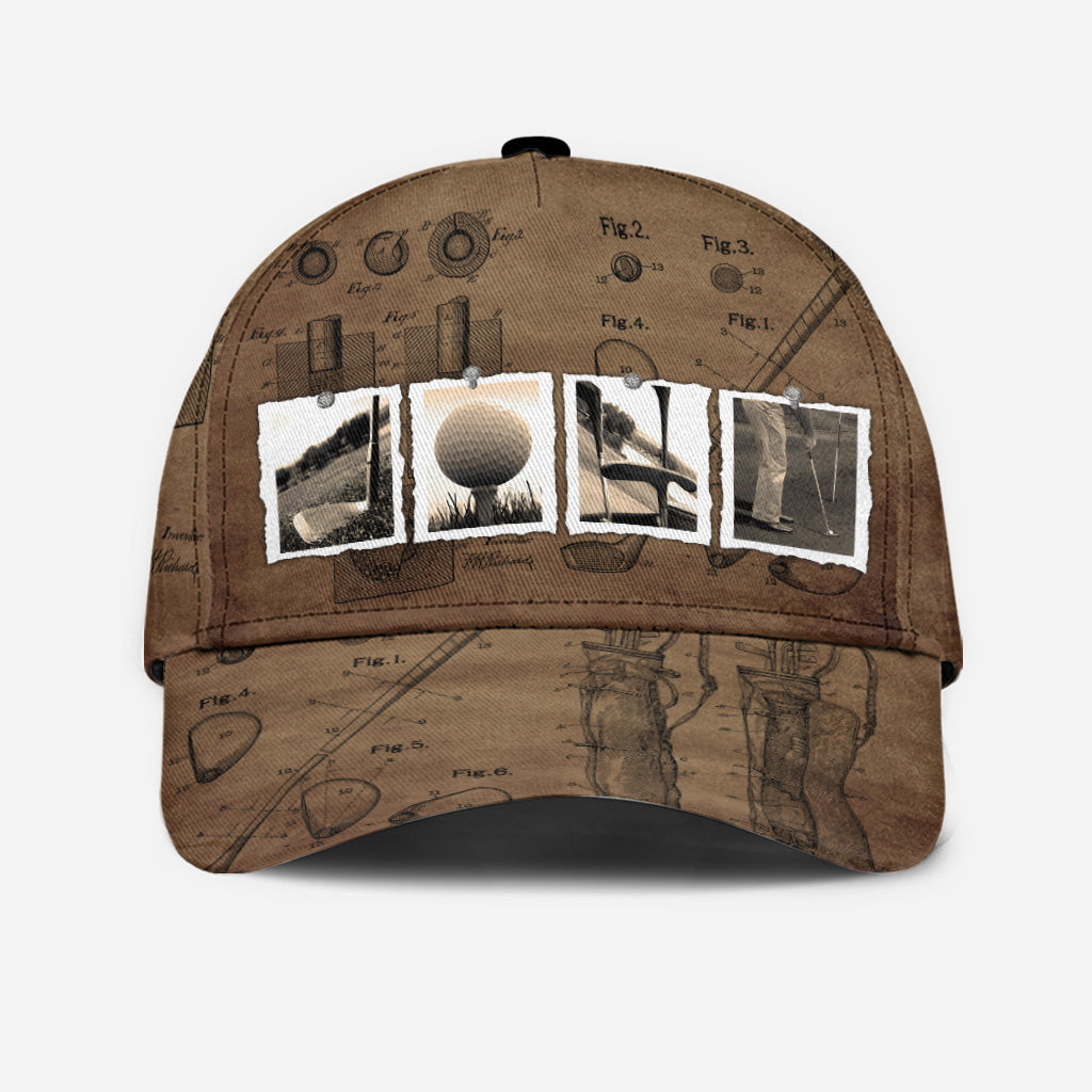 Vintage Golf Custom Name - Personalized Golf Classic Cap