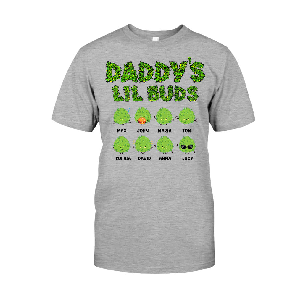 Daddy's Lil Buds - Personalized Weed T-shirt And Hoodie