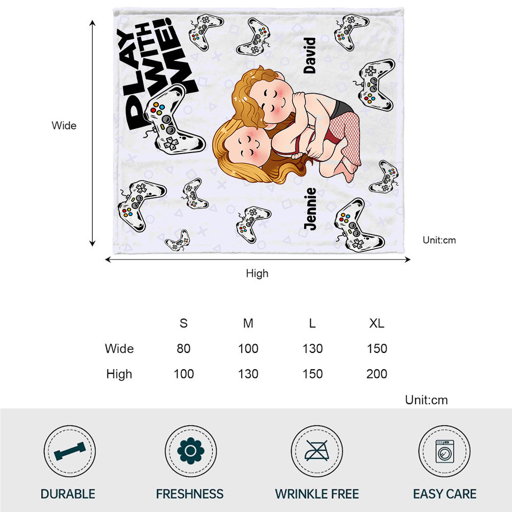 Play With Me - Personalized Video Game Blanket