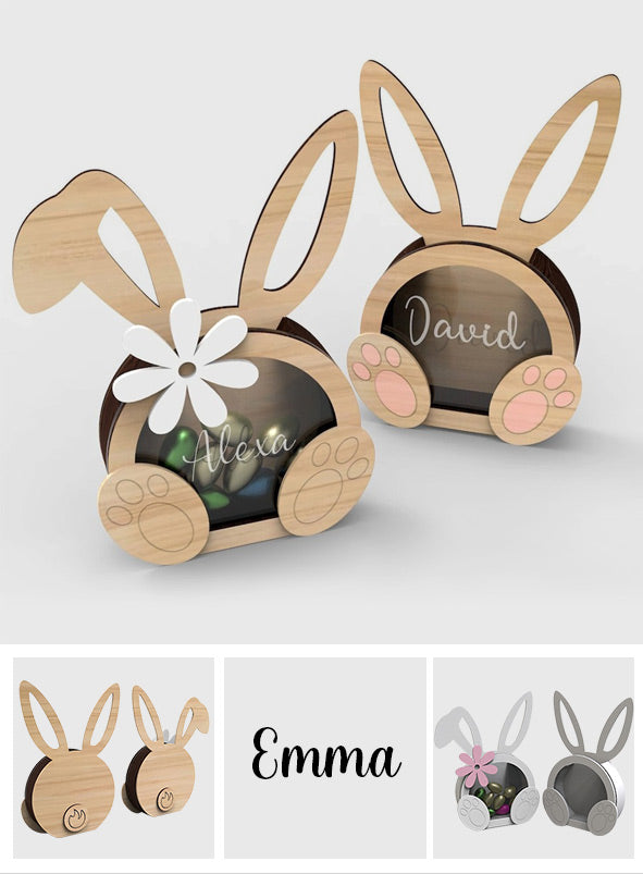 Boîte de Pâques personnalisée pour œufs en chocolat - Boîte de Pâques personnalisée pour œufs en chocolat