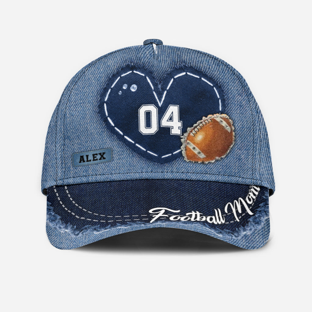 Football Mom - Personalized Football Classic Cap
