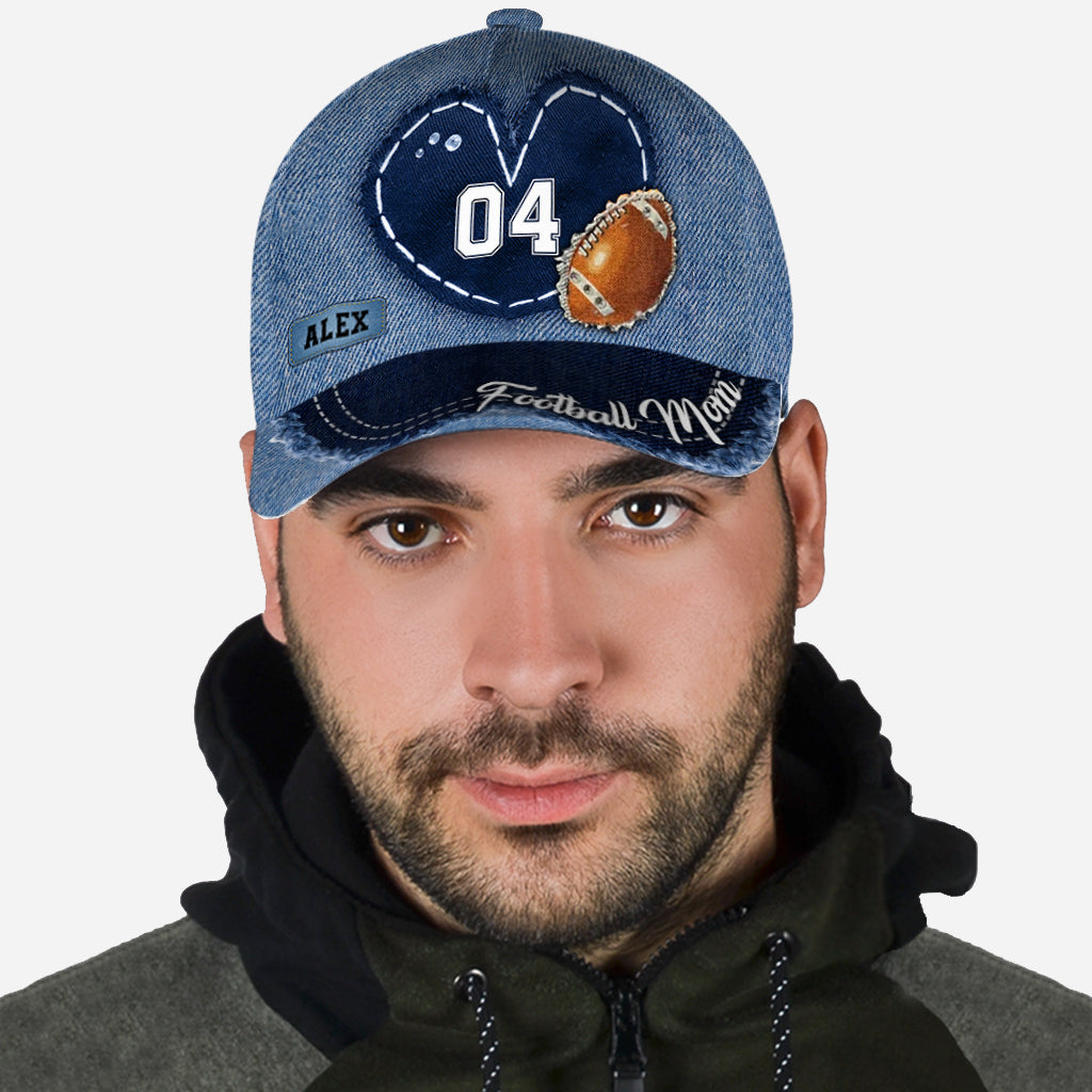 Football Mom - Personalized Football Classic Cap