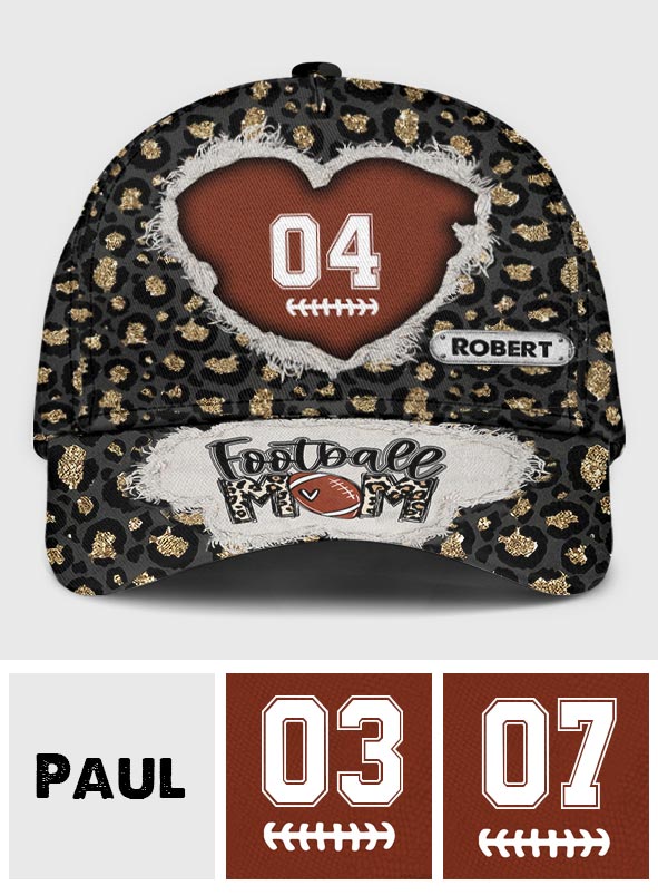 In My Football Mom Era - Personalized Football Classic Cap