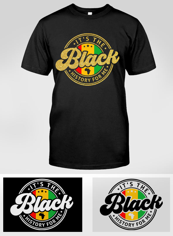 C'est l'histoire des Noirs pour moi - T-shirt et sweat à capuche afro-américains personnalisés