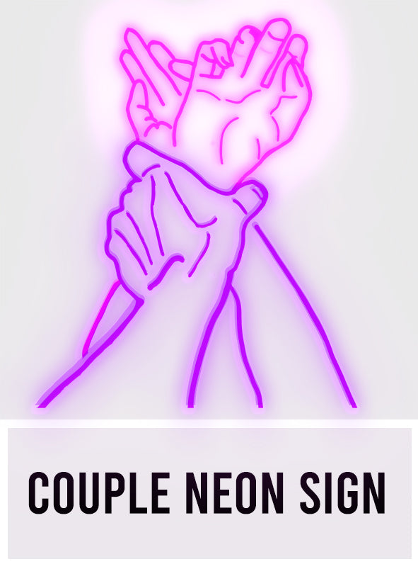 Hot Couple Neon Sign - Couple Neon Sign