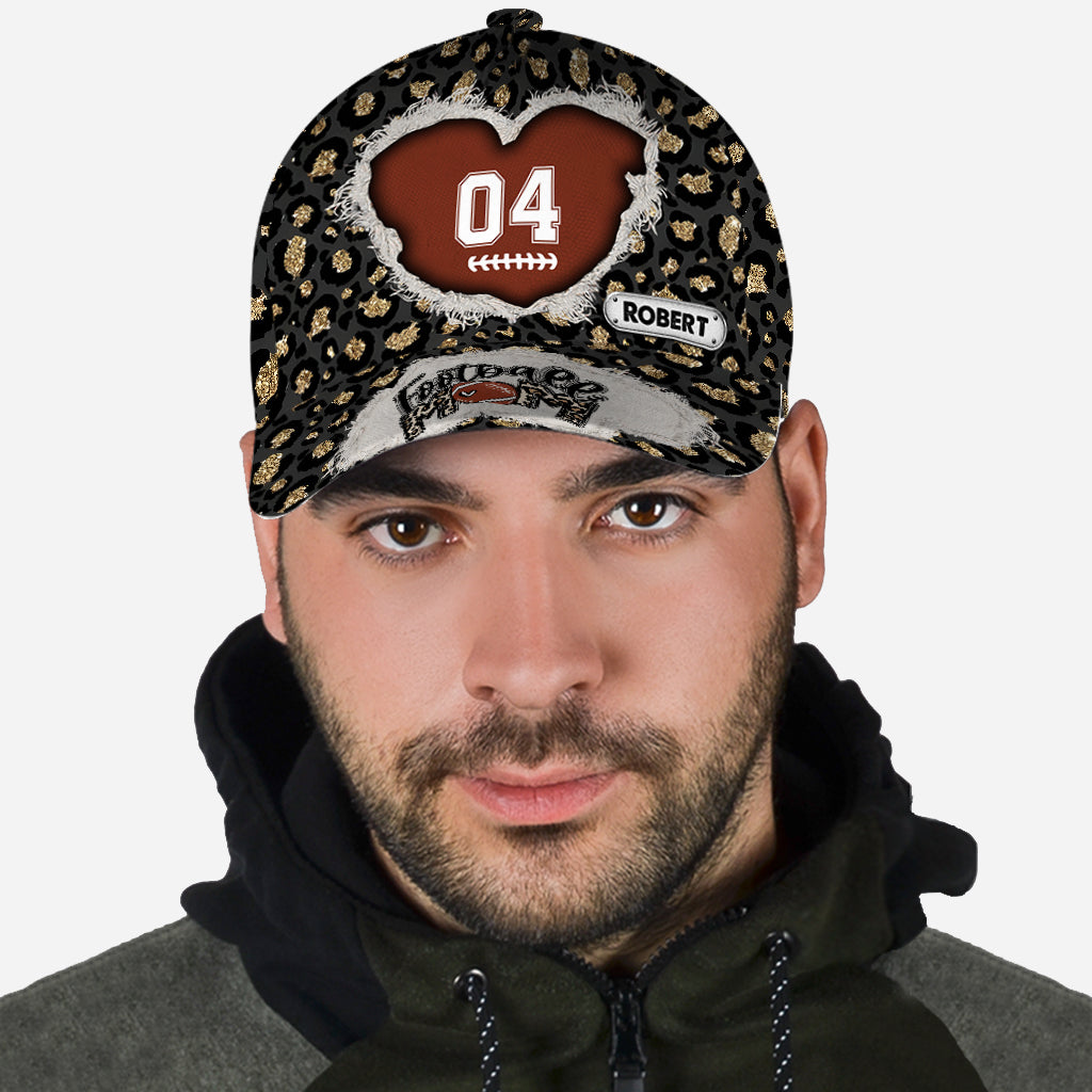 In My Football Mom Era - Personalized Football Classic Cap