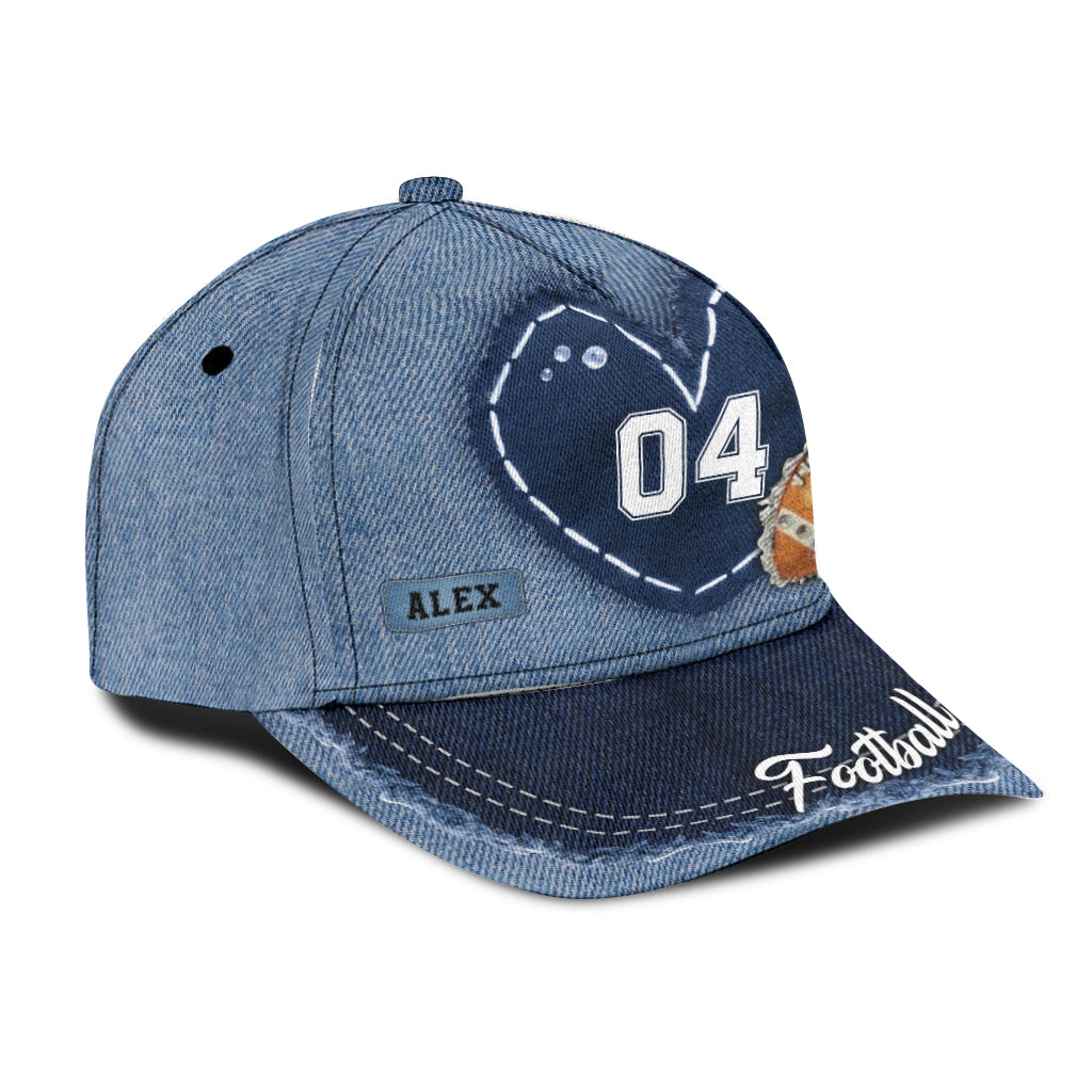 Football Mom - Personalized Football Classic Cap