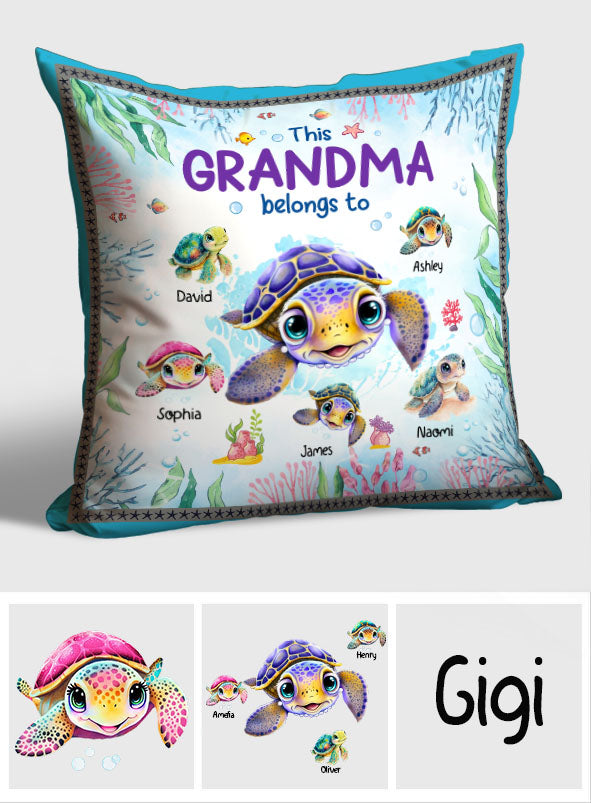Dieses Kissen gehört Oma - Personalisiertes Oma-Kissen