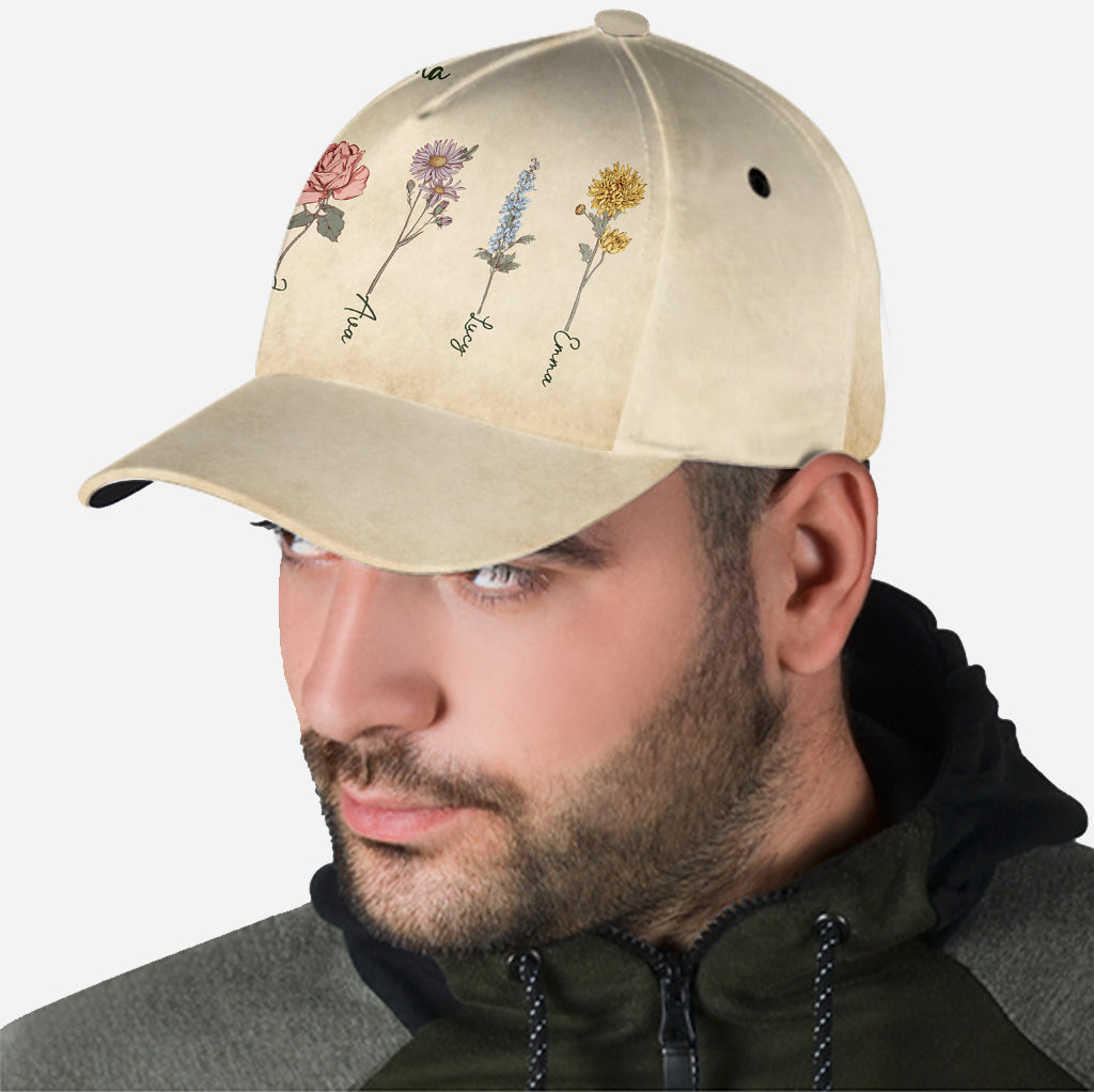 First Mom Now Grandma - Personalized Grandma Classic Cap