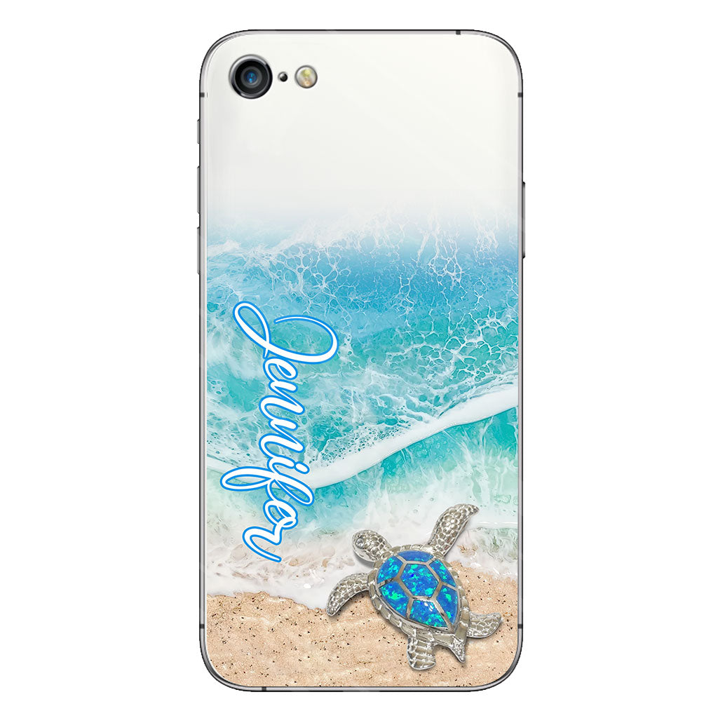 Love Turtles - Personalized Turtle Clear Phone Case