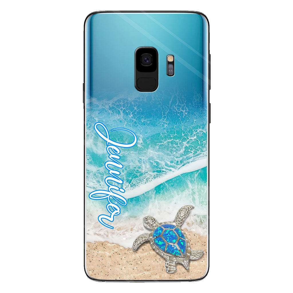 Love Turtles - Personalized Turtle Clear Phone Case