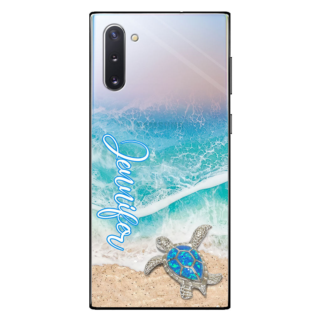 Love Turtles - Personalized Turtle Clear Phone Case