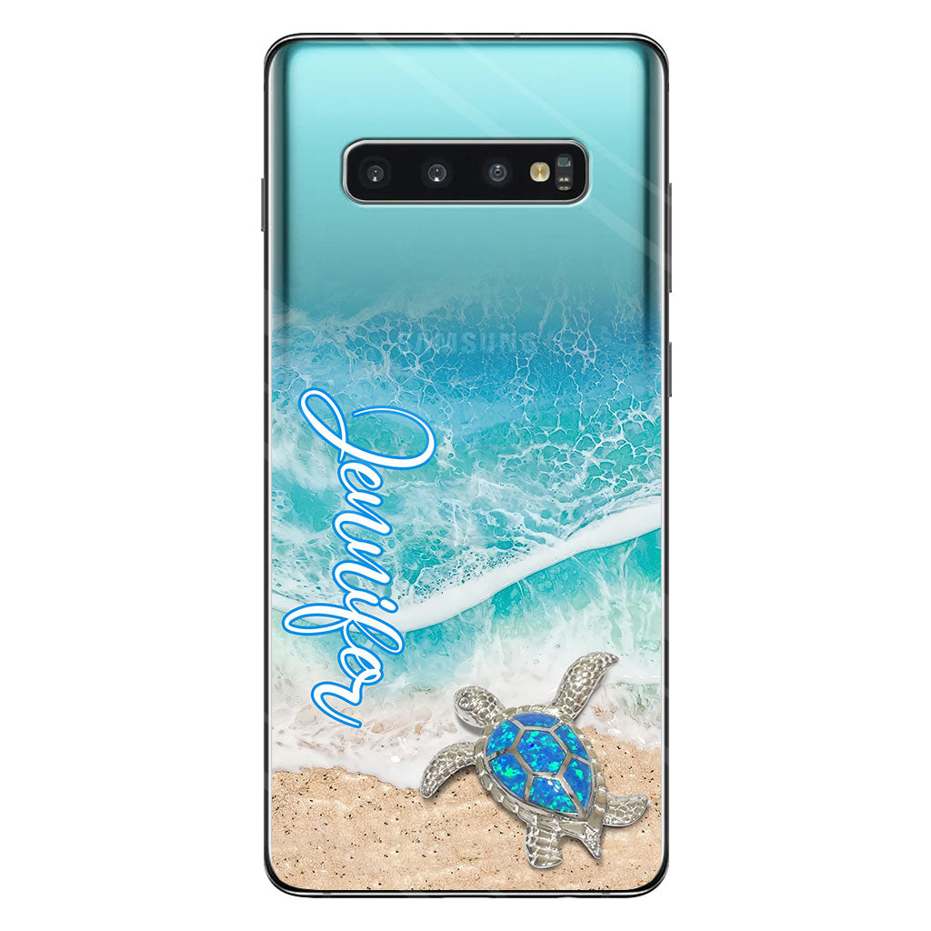 Love Turtles - Personalized Turtle Clear Phone Case