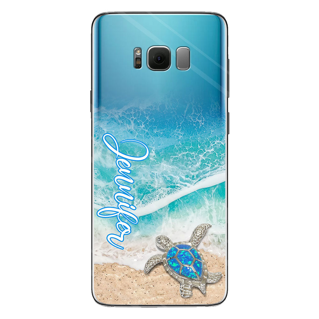 Love Turtles - Personalized Turtle Clear Phone Case