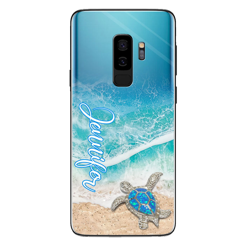 Love Turtles - Personalized Turtle Clear Phone Case