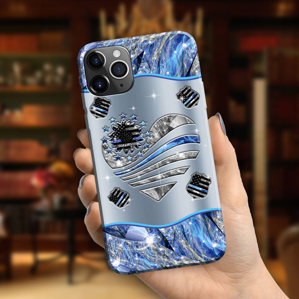 Supporting The Paws - Police Officer Personalized Phone Case