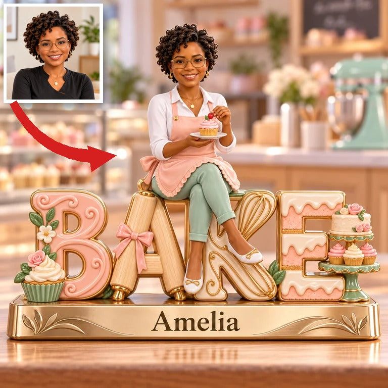 Personalized Custom Photo Baking Custom Shaped Acrylic Plaque - Gift for Women