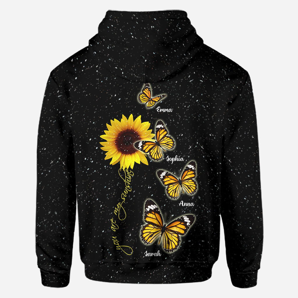 You're My Sunshine - Gift for mom, grandma - Personalized All Over Shirt