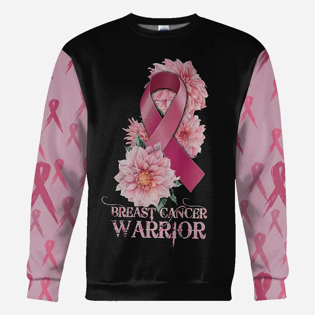 Breast Cancer Warrior - Breast Cancer Awareness All Over T-shirt and Hoodie 0822