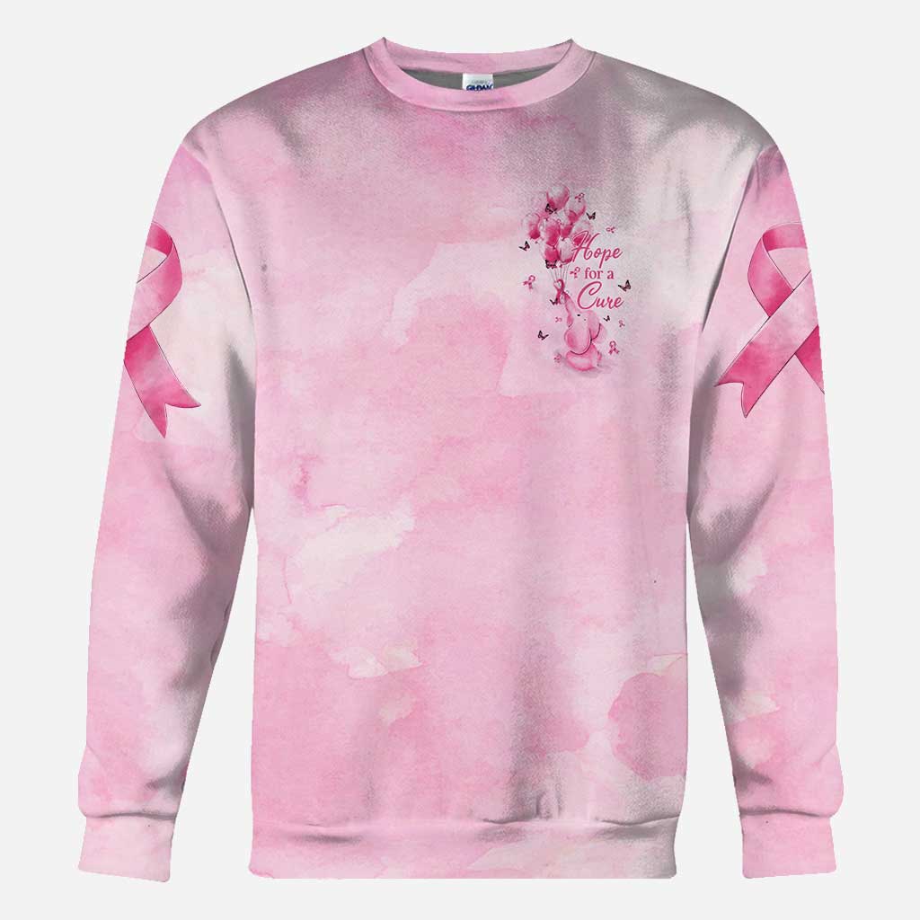 T-shirt et sweat à capuche « Hope For A Cure Elephant » (Sensibilisation au cancer du sein) - 0822