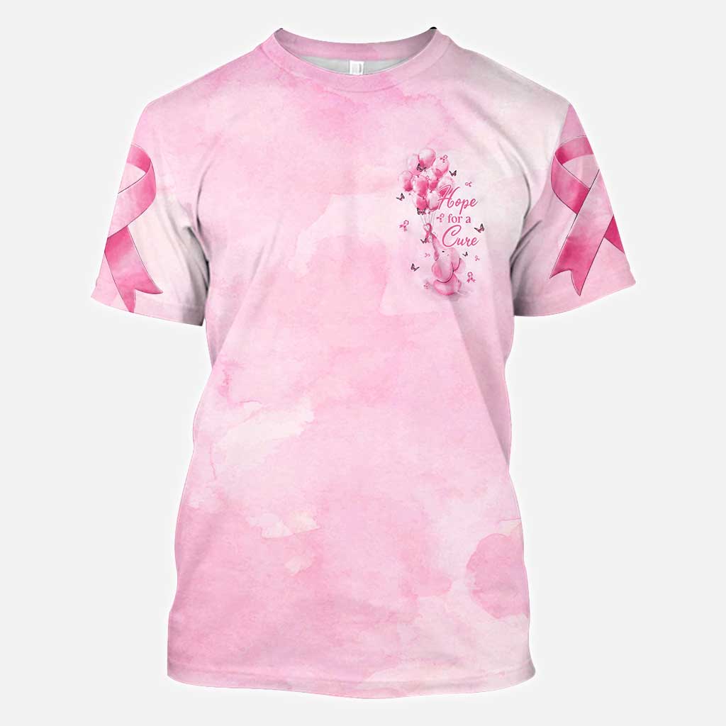 T-shirt et sweat à capuche « Hope For A Cure Elephant » (Sensibilisation au cancer du sein) - 0822