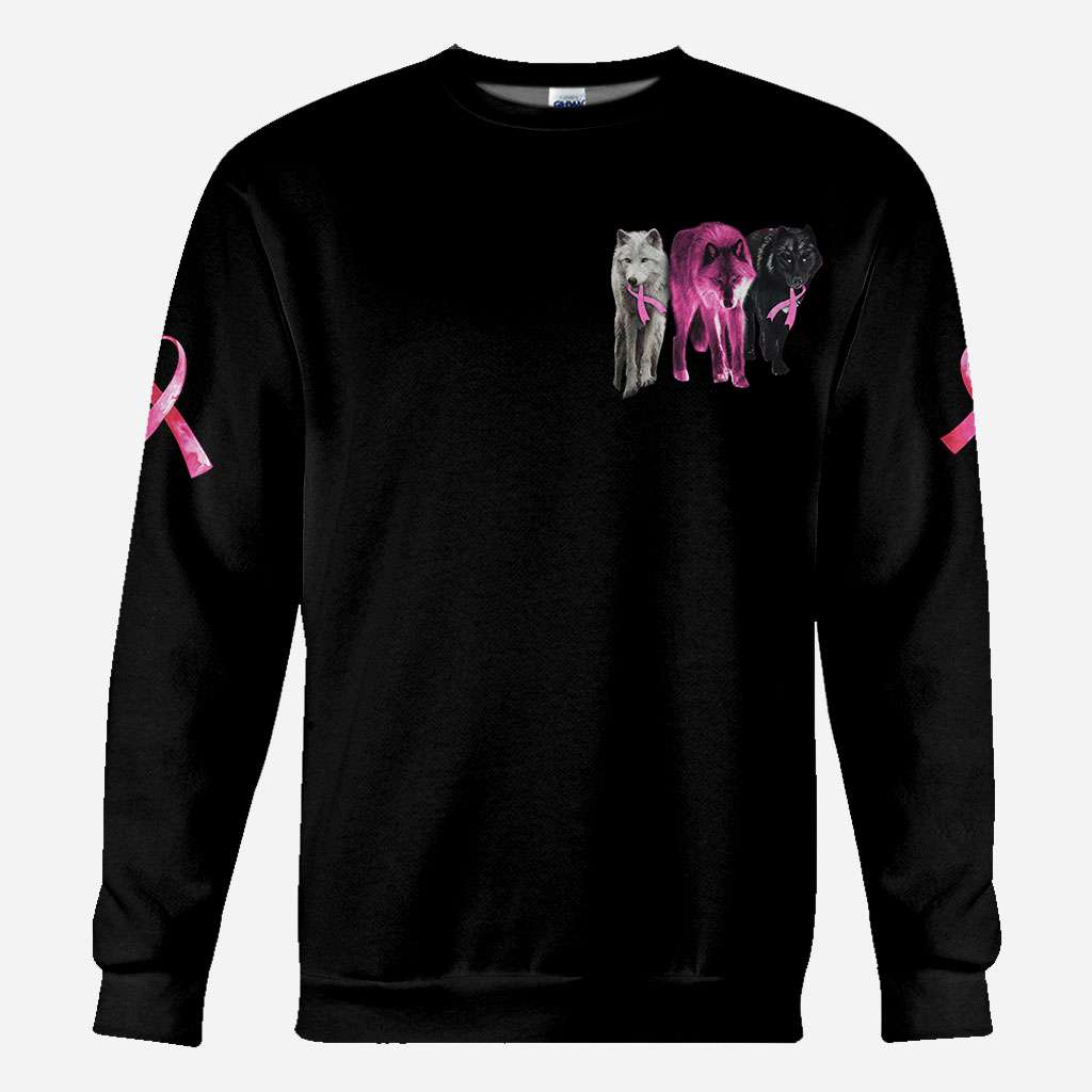 Du wirst niemals allein gehen – T-Shirt und Hoodie zur Sensibilisierung für Brustkrebs 0822