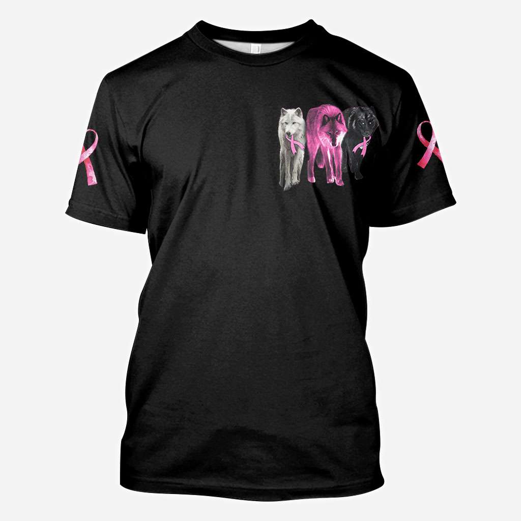 Du wirst niemals allein gehen – T-Shirt und Hoodie zur Sensibilisierung für Brustkrebs 0822