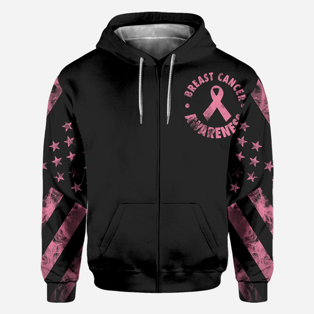 Fight Breast Cancer Smoke Flag - Breast Cancer Awareness All Over T-shirt and Hoodie 0822