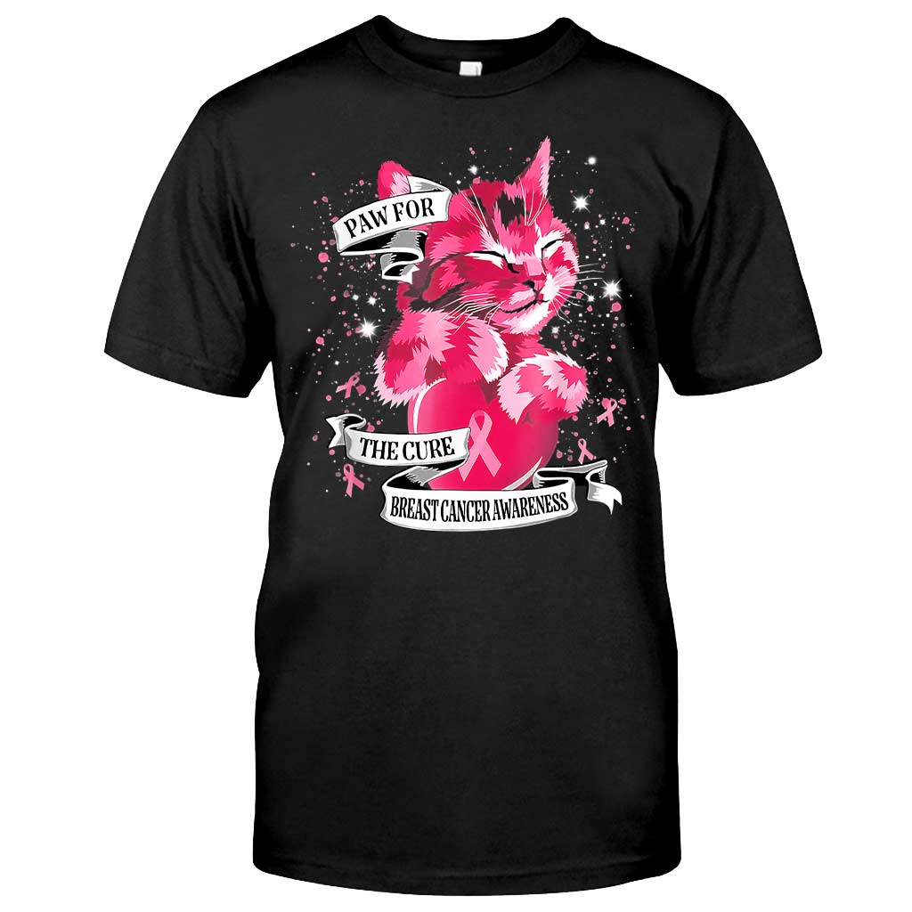 Paw For The Cure - Breast Cancer Awareness T-shirt and Hoodie 0822
