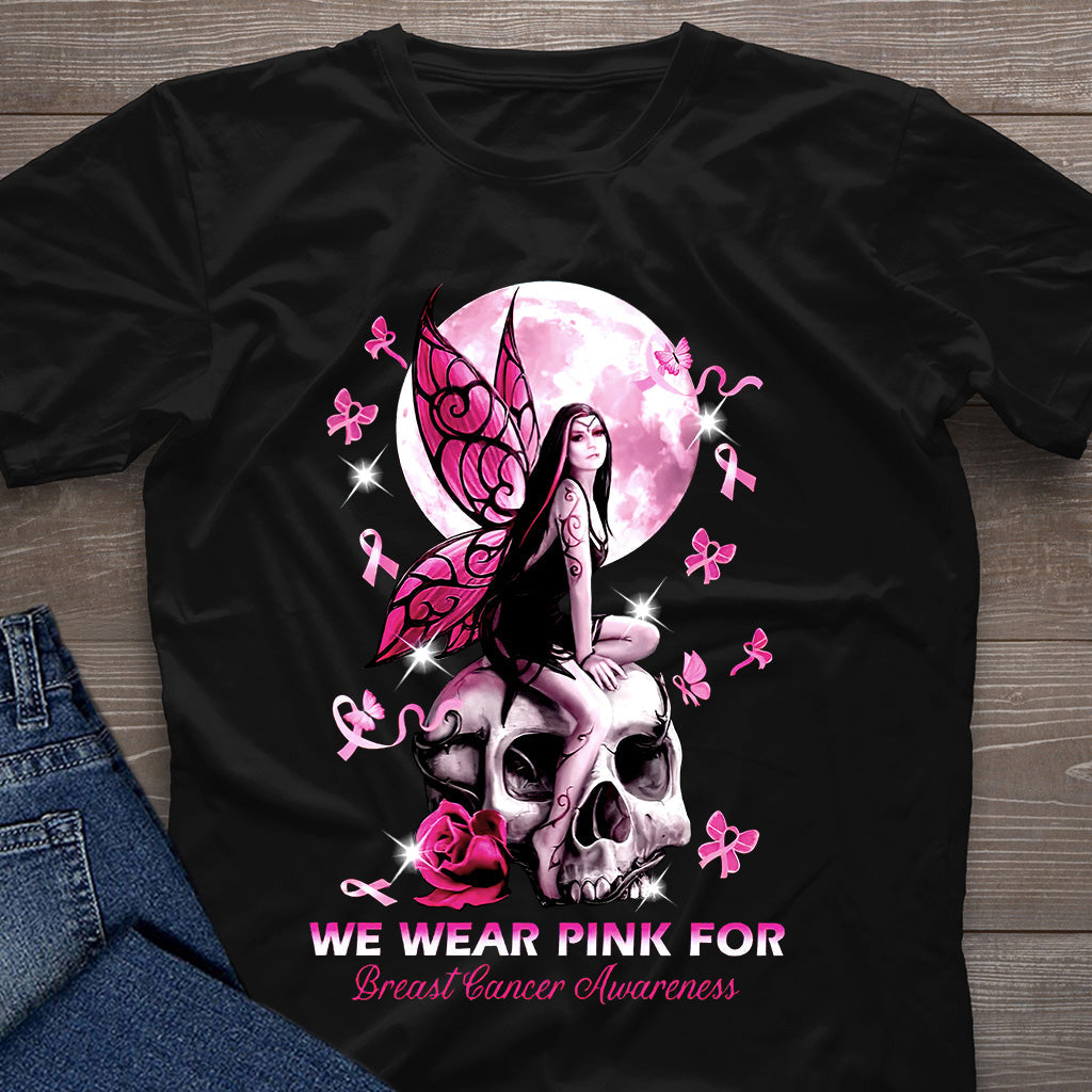Nous portons du rose pour la sensibilisation au cancer du sein - T-shirt et sweat à capuche 0822