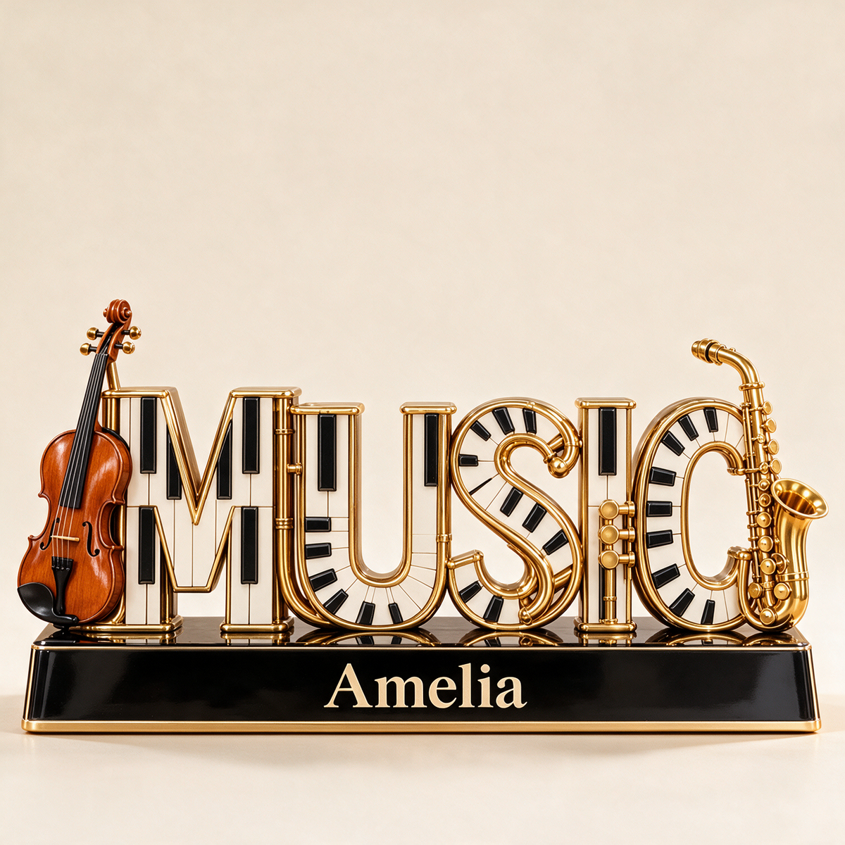 Personalized Custom Photo Music Custom Shaped Acrylic Plaque - Gift for Women