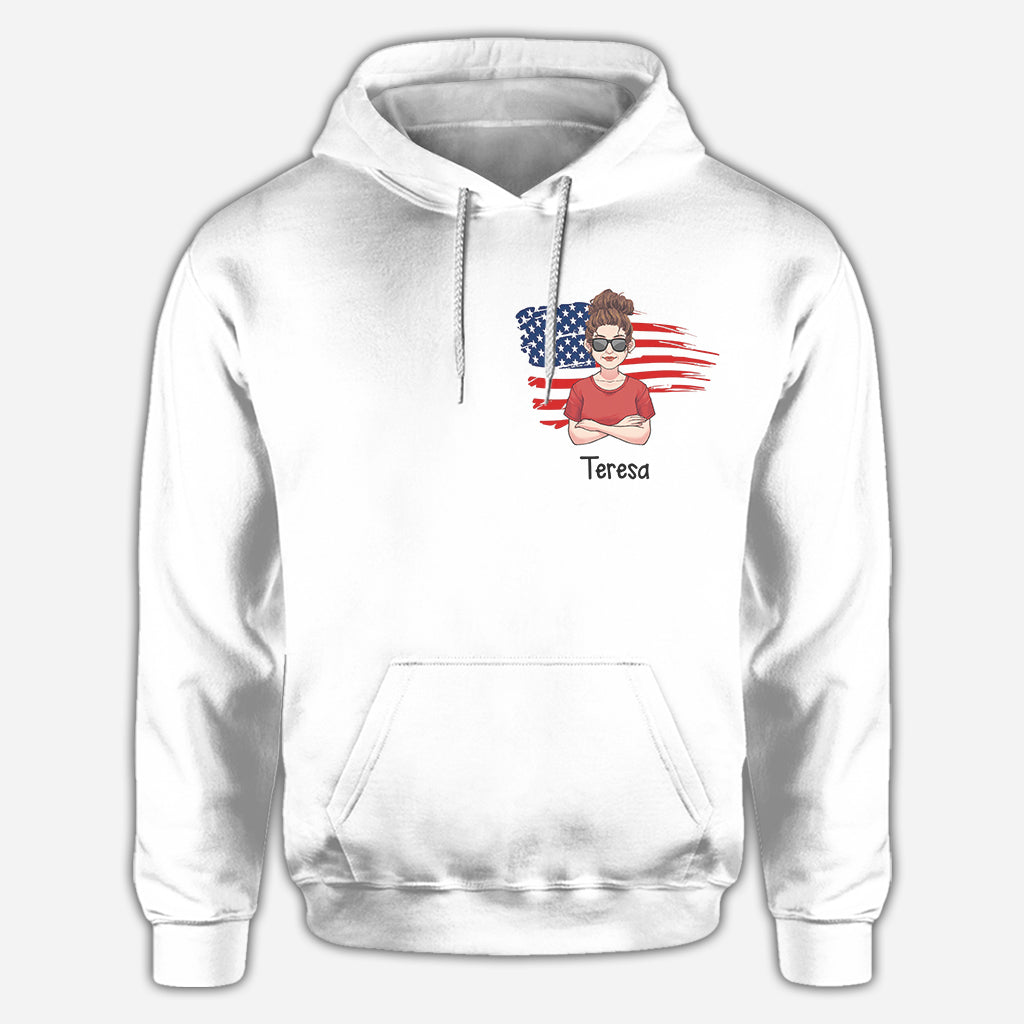 All American Mama - Gift for mom, aunt, grandma - Personalized All Over Shirt