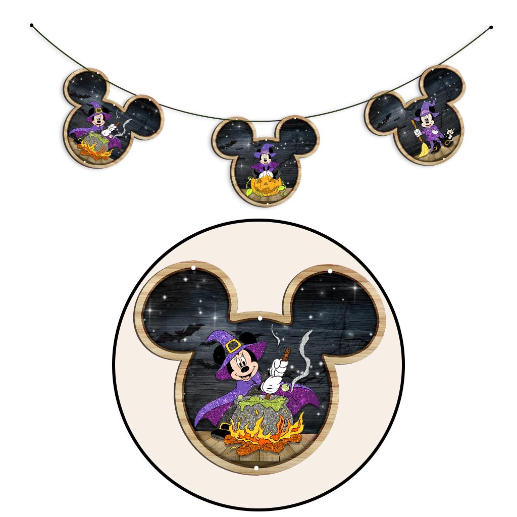 Magic Witch - Halloween Witch 3 Pieces Garland