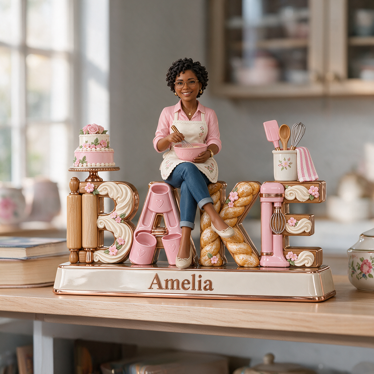 Personalized Custom Photo Baking Custom Shaped Acrylic Plaque - Gift for Women