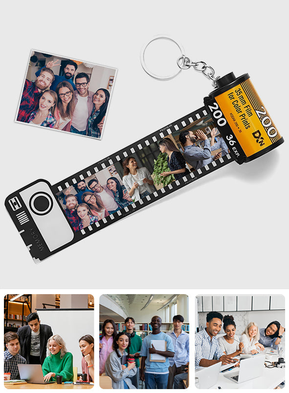 I Used To Work With Legends - Gift for colleague - Personalized Film Roll Keychain