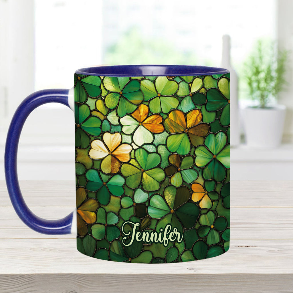 Proud Irish - Personalized Saint Patrick's Day Accent Mug