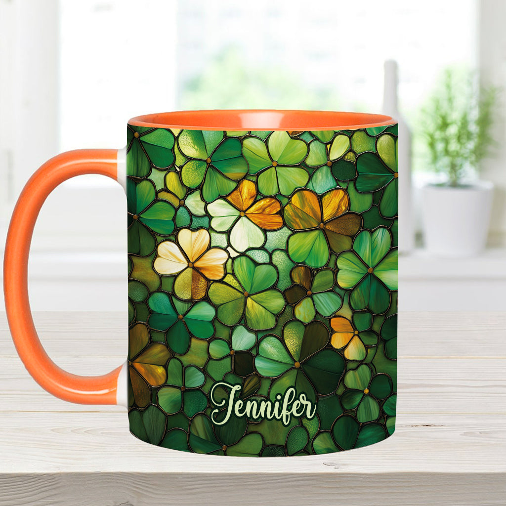 Proud Irish - Personalized Saint Patrick's Day Accent Mug