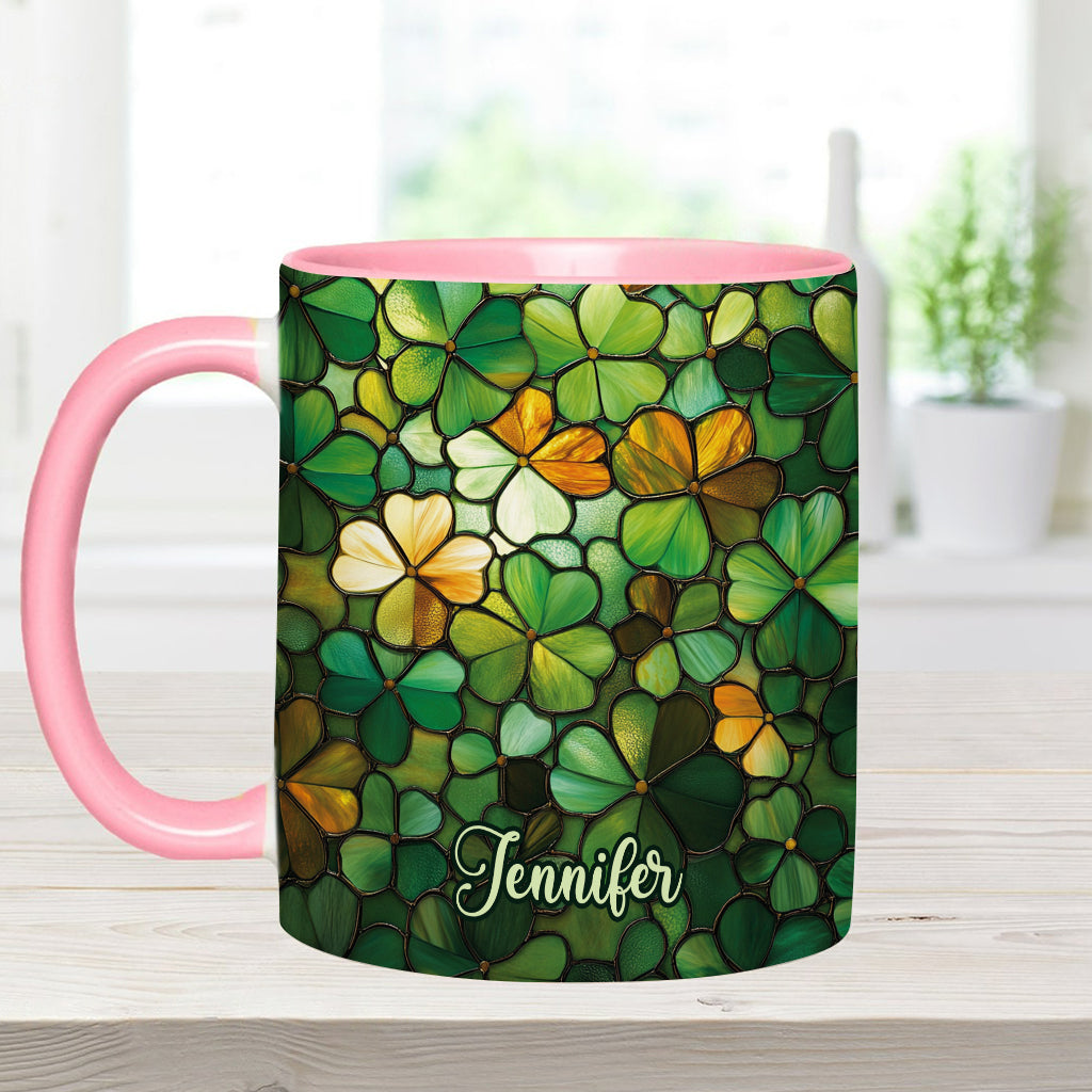 Proud Irish - Personalized Saint Patrick's Day Accent Mug