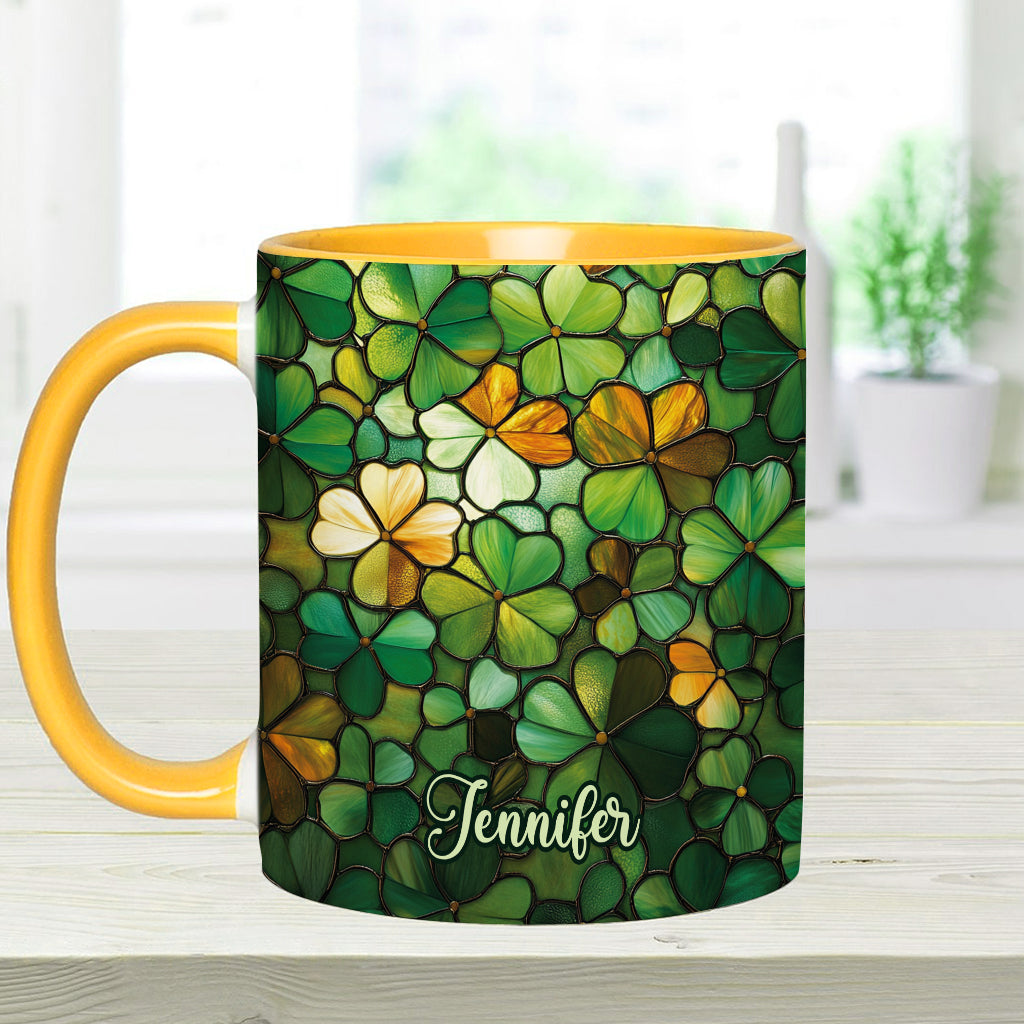 Proud Irish - Personalized Saint Patrick's Day Accent Mug