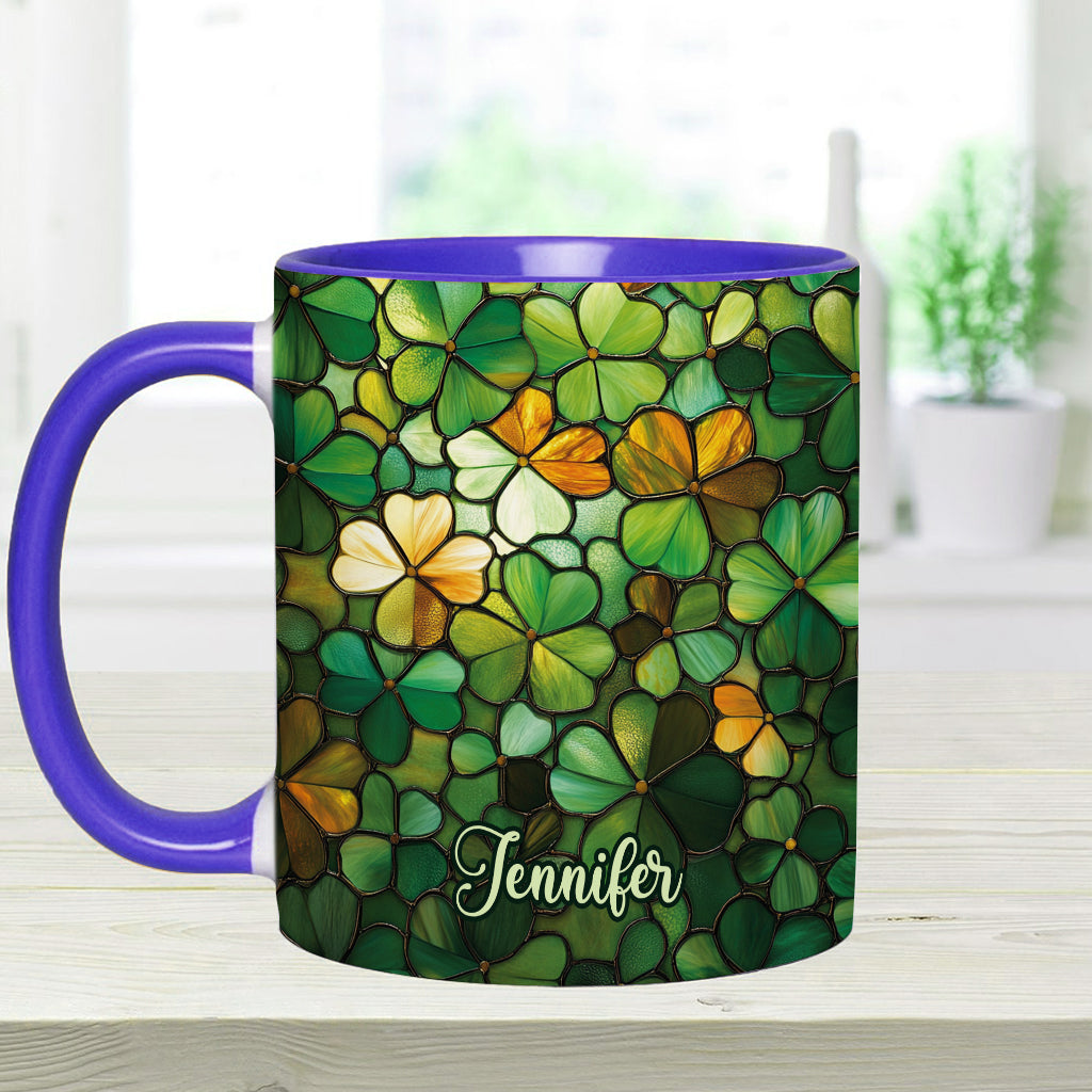 Proud Irish - Personalized Saint Patrick's Day Accent Mug