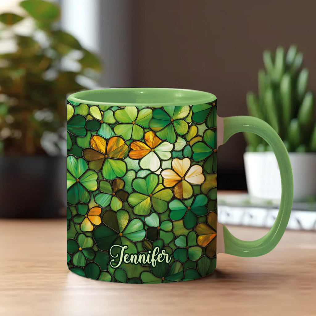 Proud Irish - Personalized Saint Patrick's Day Accent Mug